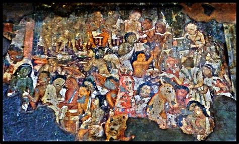 The Ajanta Frescoes: Unveiling Heavenly Realms Through Vivid Color and Exquisite Detail!