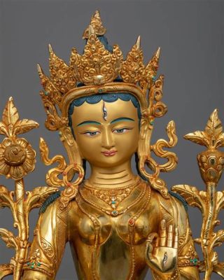 The Standing Bodhisattva Sculpture: An Enigmatic Figure Embracing Serenity and Grace!