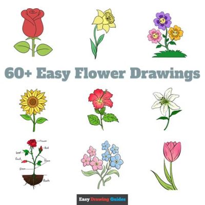 How to Draw Flowers Easy: A Journey Through Petals and Imagination