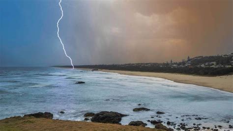 Is it safe to swim during a thunderstorm, and why do fish never get struck by lightning?