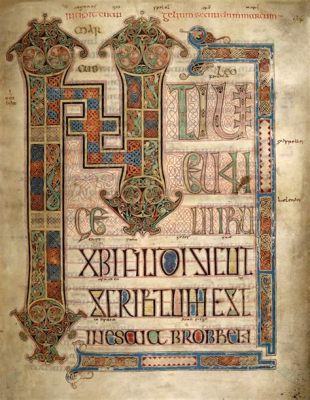 Lindisfarne Gospels Illuminations: An Intricate Tapestry of Spiritually Charged Symbolism and Masterful Calligraphy!