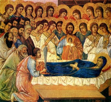 The Dormition of the Theotokos - A Glimpse into Heavenly Glory and Byzantine Influences!