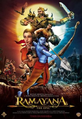 The Ramayana: An Exploration of Divine Epic Through Delicate Brushstrokes and Vibrant Hues