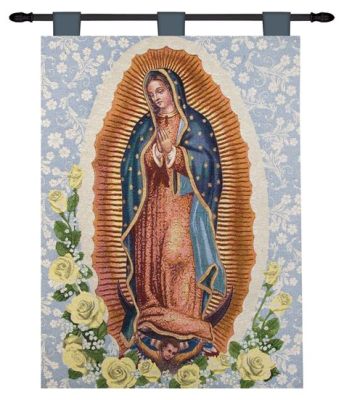 The Virgin of Guadalupe A Breathtaking Portrait and a Tapestry of Spiritual Majesty!