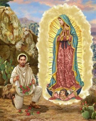 The Virgin of Guadalupe Appears to Juan Diego Exudes Divine Radiance and Emotional Depth!