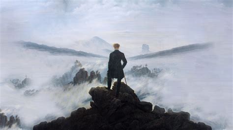 The Wanderer Above the Sea of Fog - A Romantic Embrace of Sublime Nature and Existential Pondering!