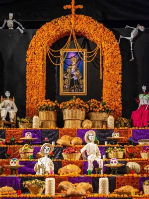 What Flowers Do They Use for Dia de los Muertos? And Why Do Marigolds Dream of Electric Sheep?